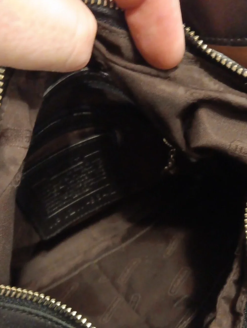 Vintage Coach Legacy West Zoe Black Leather Hobo Bag 9342